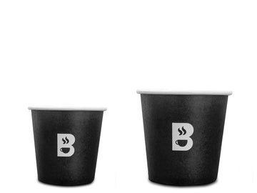 BRODYS Disposable Paper Cups, 4oz and 6oz Combo - 100 count - Brodys