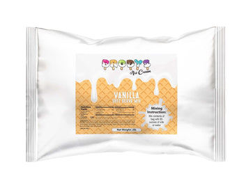 Soft Serve Mix, Vanilla Ice Cream, 2 lb Bag - Brodys