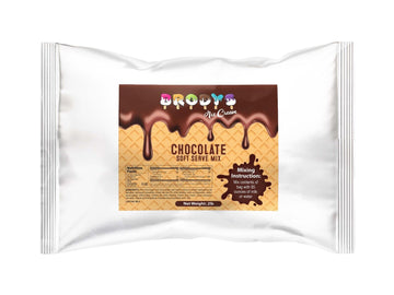 Soft Serve Mix, Chocolate Ice Cream, 2 lb Bag - Brodys