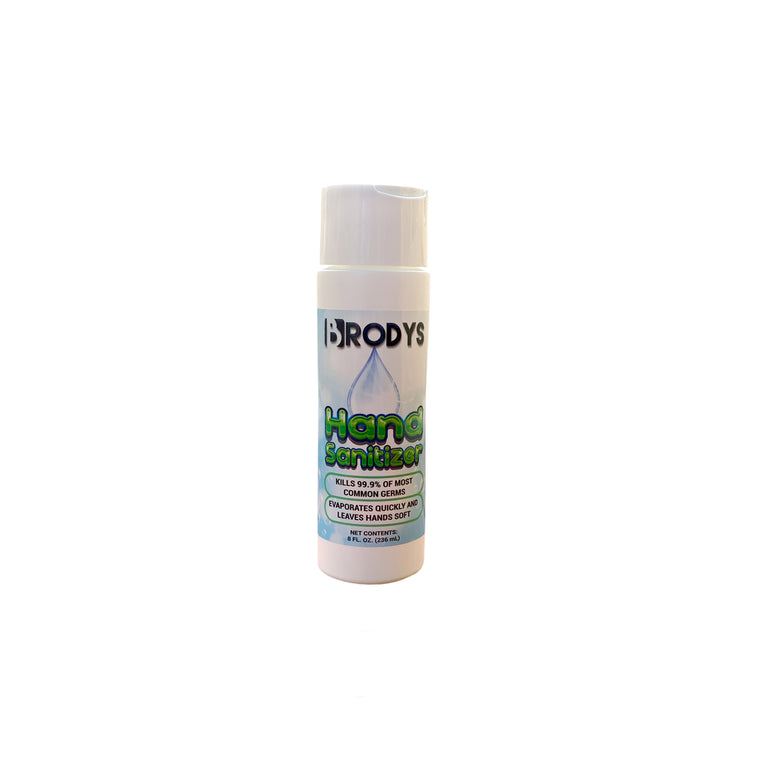 Hand Sanitizer, 8oz, 71% alcohol - Brodys