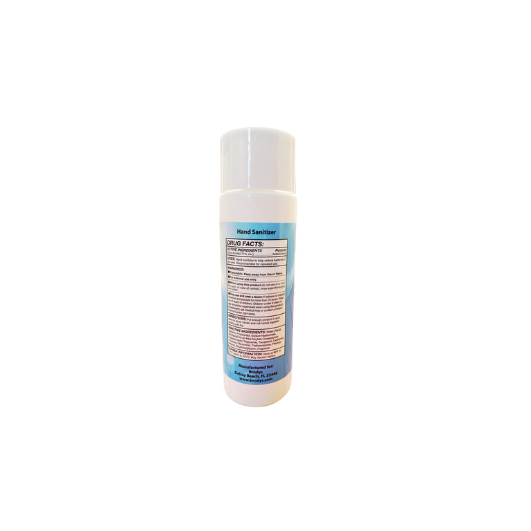 Hand Sanitizer, 8oz, 71% alcohol - Brodys