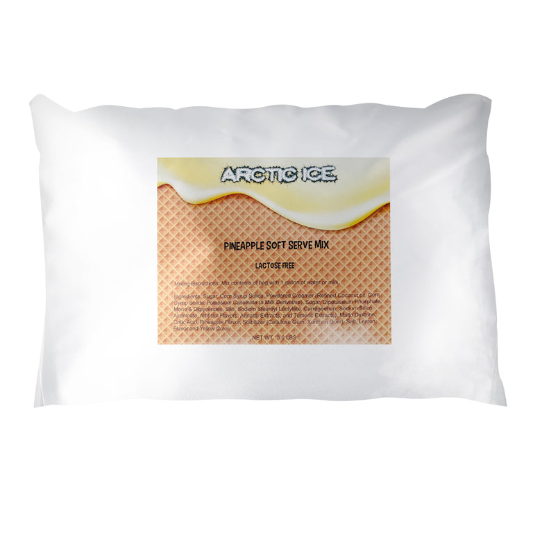 Soft Serve Mix, Pineapple Ice Cream, 3 lb Bag - Brodys