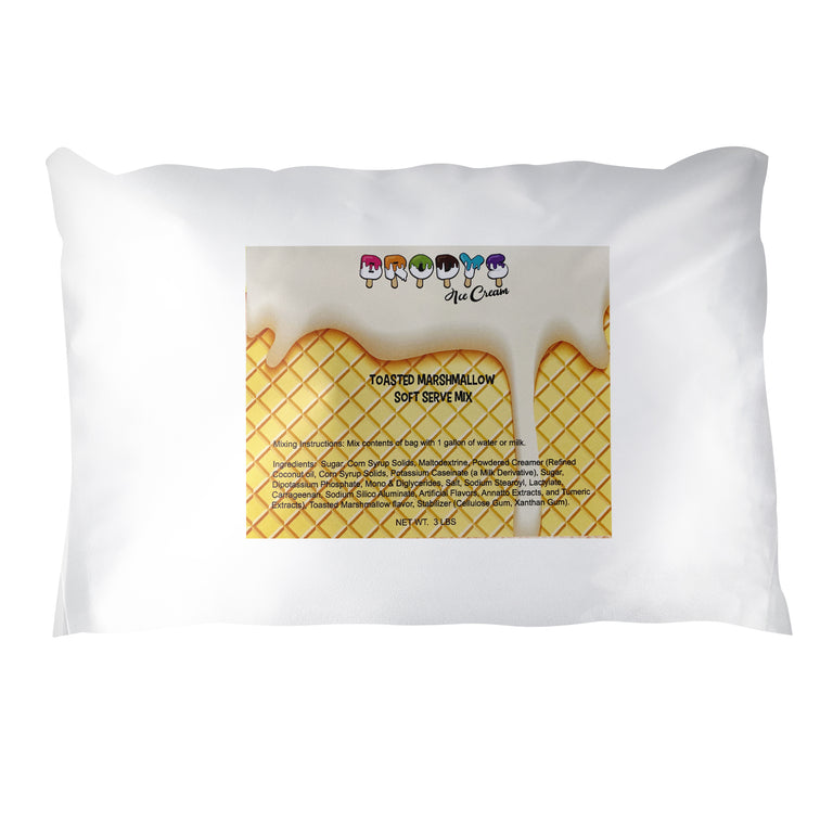 Soft Serve Mix, Toasted Marshmallow Ice Cream, 3 lb Bag - Brodys soft serve mix powder toasted marshmallow 3 6 lb pound powder 